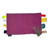 Mother Earth Pillows Weighted Sensory Lap Pad with Flax Seeds, 1.5 lbs, Breathe Herbal Blend - Velvet Magenta view 1