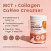 NativePath Vanilla Chai Keto Coffee Creamer, 20 Servings - MCT Oil & Collagen Protein, Sugar Free, Non-Dairy - Grass-Fed, Monk Fruit Sweetened (7.1 oz) view 3