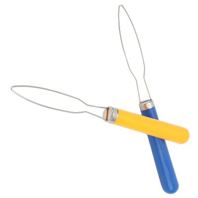 2PCS Button Hook for Seniors, Button Helper Tool Buttoning Practice for Kids Shirt Button Extender Button Hook for Jeans