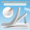 4D Cloud-Like Comfort Soles for Men - Soft Memory Foam Cushioning Insoles - Trim to Fit Steppers Insoles with Arch Support for Foot Pain Relief and Fatigue Reduction(US M 7.5-10.5) view 2