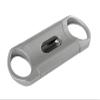 Prestige Import Group Vivid Metal Body V-Cut Cigar Cutter - Silver view 4
