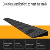 Heavy Duty Ramps Threshold Friction TextureKerb Ramp 2-5.5cm Rise Anti-Slip Grid Design Threshold Step Ramp Portable Threshold Ramps for Threshold, Wheelchair Scooter Sweeping Robot view 3
