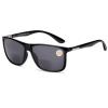Missfive Mens Bifocal Reading Sunglasses UV Protection for Outdoor/Far/Near Use Sun Readers, Classic Retro Designer Eyeglasses, Trendy Vintage Eyewear with Metal Hinge (Glossy Black, 1.0x) view 1