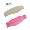 2 Pcs Trach Covers for Tracheostomy Tube Holder Adjustable Dust- Proof Shield Neck Trachea Cover,Trach Cover Band Reusable Tracheostomy Care Kits for Men and Women (Pink + Beige) view 3
