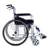 2Pcs 24 Inch Wheelchair Wheels Assembly, Solid Rear Wheel Replacement, Aluminum Alloy Spoke Hub with Handrim, 12mm(1/2") Bearing view 2