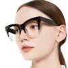 OCCI CHIARI Oversized Reading Glasses for Women 3.0 Fashion Readers 1.0 1.25 1.50 1.75 2.0 2.25 2.50 2.75 3.0 3.5 4.0(Clear, 3.0) view 2