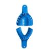 Dental Impression Trays Perforated Plastic Disposable Denture Instruments Tray Upper Lower (X-Large Upper 6pcs) view 2