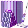 12 Pack Reusable Mop Pads Compatible with Swiffer PowerMop, Microfiber Pads Refills Machine Washable Up to 100 Times Wet Dry Use Suitable for All Floor Types view 1