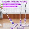 12 Pack Reusable Mop Pads Compatible with Swiffer PowerMop, Microfiber Pads Refills Machine Washable Up to 100 Times Wet Dry Use Suitable for All Floor Types view 2