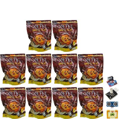 Mush Mellow Mikeocoffee Instant Coffee Powder Delicious Snack Fruit Roasted 30 Sachets/Pack (300g) Set 10 C096 By Thaigiftshop [Get Free Tomato Facial Mask]