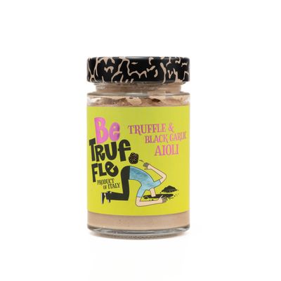 Be Truffle - Truffle & Black Garlic Aioli 6,17 OZ - 175g - 100% Made in Italy - Cholesterol-Free, Gluten-Free