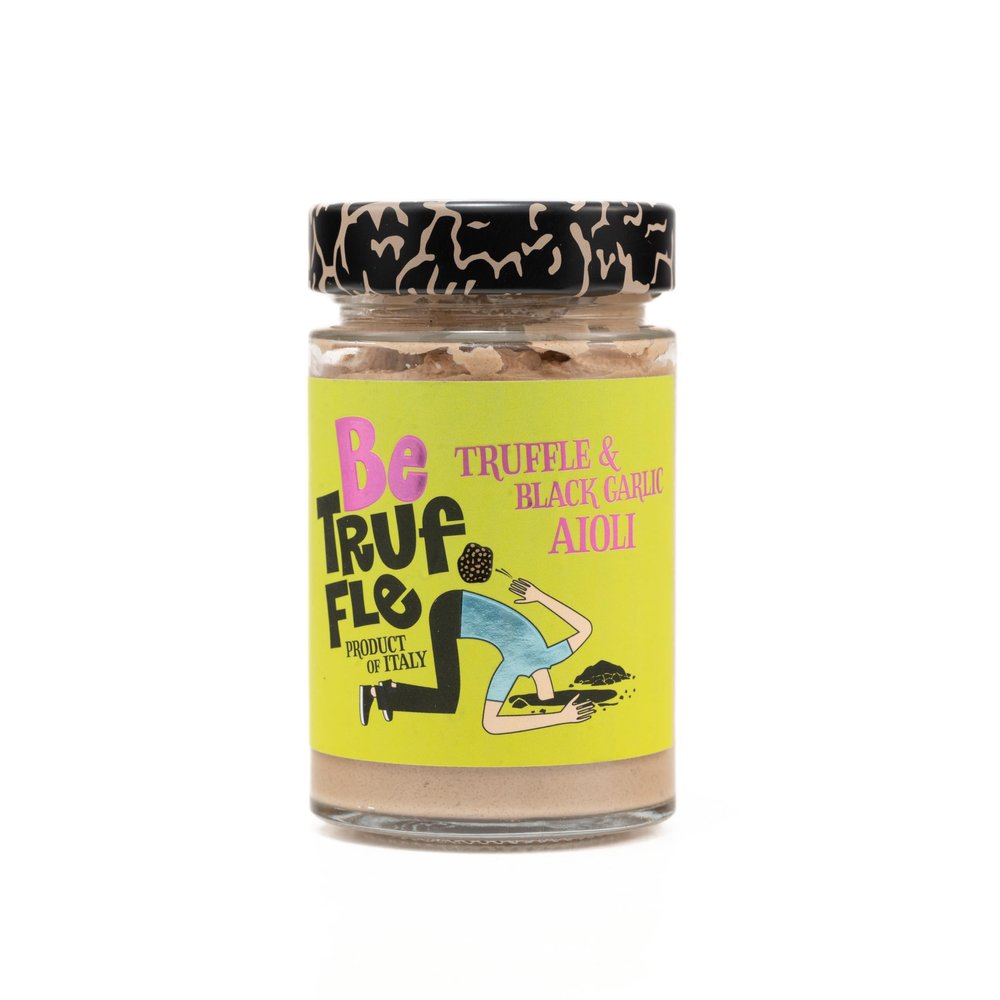 Be Truffle - Truffle & Black Garlic Aioli 6,17 OZ - 175g - 100% Made in Italy - Cholesterol-Free, Gluten-Free