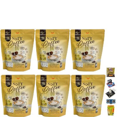 Mush Mellow Snack Fruit D-Nie Nuttcoffee Latte Coffee Arabica Roasted Coffee 10 Sachets/Pack (150g) Set 6 No0954562415 By Beautygoodshop [Get Free For You Beauty Gifts]