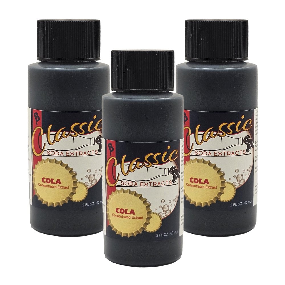 Home Brew Ohio Classic Cola Soda Extract Set of 3