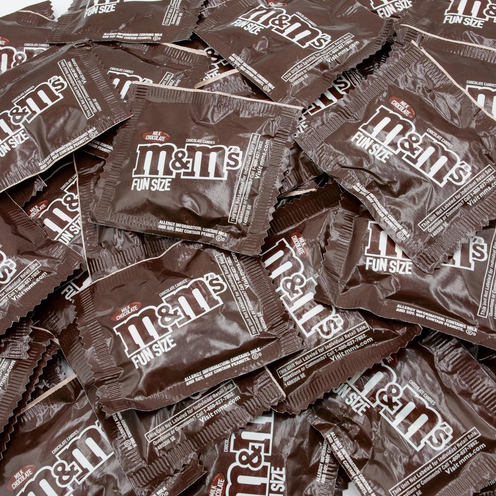 Candykrave MnMs Milk Chocolate Candy Individually Wrapped - (2lb- 60 Counts), Fun Size Bulk candy, mini Chocolate candy for adults, Perfect for Birthday Celebrations, Fun Parties, Holiday Treats