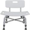 Shower Chair Sturdy Shower Stool, Ergonomic Aid for Disabled Elderly, Bathroom Seat, Adjustable Height, Easy and Tool-Free Assembly Bench, Shower Stool view 1