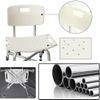 Shower Chair Sturdy Shower Stool, Ergonomic Aid for Disabled Elderly, Bathroom Seat, Adjustable Height, Easy and Tool-Free Assembly Bench, Shower Stool view 4