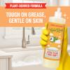 Rebel Green Super Deluxe Dish Soap - Natural Dishwashing Soap - Liquid Dish Detergent - Sustainable Dish Liquid Scented with Orange & Chamomile view 2