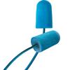 BioSoft Food Pro Bullet Bio-Based Metal Detectable Corded Foam Ear Plugs 100-Pair, NRR 32, Blue, Tapered (BSF-D) view 1