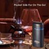 Personalized Visol Expensive Black Triple Flame Refillable Butane Gas Lighter, Multi Function, Pocket Size Lighter with Free Engraving (Shipped Without Butane) (Panda) view 4