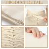 Hahafelt Bengkung Postpartum Belly Binding Wrap Traditional White Unbleached Muslin Cotton Cloth Postpartum Wrap for Women Pregnancy Waist Supply 17 Yards Long(Unlocked Edge) view 3
