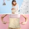 Hahafelt Bengkung Postpartum Belly Binding Wrap Traditional White Unbleached Muslin Cotton Cloth Postpartum Wrap for Women Pregnancy Waist Supply 17 Yards Long(Unlocked Edge) view 4