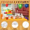 10Pcs Cloud Cake Topper Plush Cloud Shaped Cupcake Toppers Yarn Ball Cupcake Picks Clouds Decorations for Birthday Wedding Party Supplies, Cloud Cake Topper, Cloud Cupcake Topper view 3
