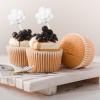 10Pcs Cloud Cake Topper Plush Cloud Shaped Cupcake Toppers Yarn Ball Cupcake Picks Clouds Decorations for Birthday Wedding Party Supplies, Cloud Cake Topper, Cloud Cupcake Topper view 4