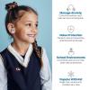Kids Earplugs (6-12 yrs), Noise Reduction for Child/Adult with Small Ear-Canal, Noise Sensitivity Ear Plugs for Home, School, Playtime & Beyond, 8 Tips in XS/S/M/L - 26dB Ear Protection view 2