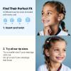 Kids Earplugs (6-12 yrs), Noise Reduction for Child/Adult with Small Ear-Canal, Noise Sensitivity Ear Plugs for Home, School, Playtime & Beyond, 8 Tips in XS/S/M/L - 26dB Ear Protection view 4
