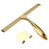 hokojix Stainless Steel Shower Squeegee with Handle Silicone Rubber Cleaner view 1