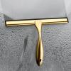 hokojix Stainless Steel Shower Squeegee with Handle Silicone Rubber Cleaner view 3