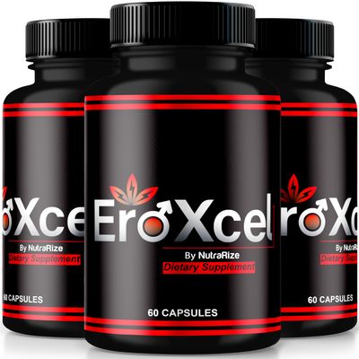 (3 Pack) EroXcel Male Capsules, Official Eroxcel Men Formula, All-Natural Blend for Overall Peak Performance and Stamina, Premium Multivitamins Support, Ero Xcel Capsulas Reviews (180 Capsules)