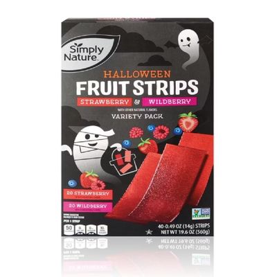Simply Nature Fruit Strips, Limited Edition Flavors (1 Box, Halloween Variety Pack)
