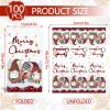 100PCS Christmas Napkins Disposable 3 Ply Winter Christmas Gnome Paper Napkins Decorative Paper Hand Towels for Bathroom Xmas Guest Napkins for Winter Holiday Cocktail Party view 2
