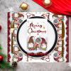 100PCS Christmas Napkins Disposable 3 Ply Winter Christmas Gnome Paper Napkins Decorative Paper Hand Towels for Bathroom Xmas Guest Napkins for Winter Holiday Cocktail Party view 4