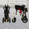 10 Inch Wheelchair Replacement Front Wheels, 10x2 Electric Wheelchair Wheels Accessories, Pneumatic Rubber Tires, Casters Rollers, with 2/1" Bearing (2-Pack) view 3