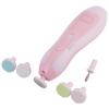 Baby Nail Trimmer, Fingernails Electric Grinding Polish Device Pink Safe Baby Nail Clippers Baby Nail File Kit with LED Light 6 Grinding Heads for Newborn Infant Toddler Kids view 2