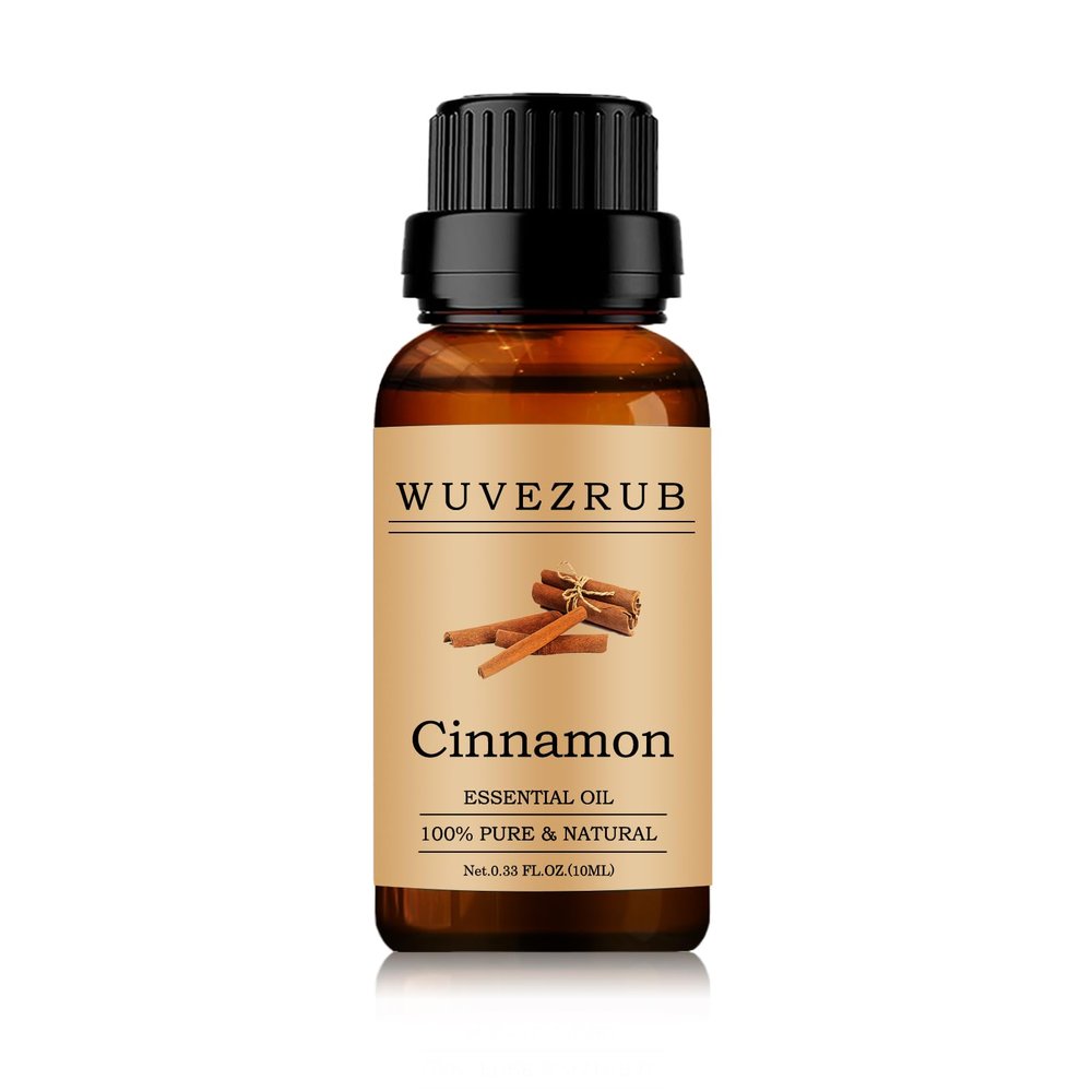 100% Pure and Natural Cinnamon Essential Oil - 10ML Aromatherapy Diffuser - 0.33 Fl Oz