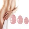 JRJRJ Rose Quartz Yoni Eggs Jade Balls Massager for Women Natural Crystal Stone Kegel Exercise Tightening Massage Eggs-Red Jasper-L-4.5x3CM view 2