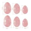 JRJRJ Rose Quartz Yoni Eggs Jade Balls Massager for Women Natural Crystal Stone Kegel Exercise Tightening Massage Eggs-Red Jasper-L-4.5x3CM view 3