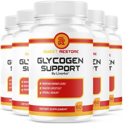 (5 Pack) Sweet Restore Glycogen Support, Sweet Restore Capsules, SweetRestore Glycogen Support, Sweetrestore Pills, SweetRestoreGlycogen Support Advanced Formula, 300 Capsules for 5 Months
