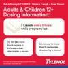 Tylenol Extra Strength Severe Cough + Sore Throat Caplets, Daytime Extra Strength Pain Reliever & Fever Reducer + Cough Suppressant, Acetaminophen 500 mg, Dextromethorphan HBr 15 mg, 24 ct view 4