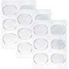 18 Pcs Silicone Gel Blister Shoe Pads Heel Gel Stickers Shoe Insert Sticky Pads Heel Cushion Inserts for Loose Shoe Foot Pain view 1