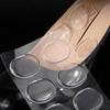 18 Pcs Silicone Gel Blister Shoe Pads Heel Gel Stickers Shoe Insert Sticky Pads Heel Cushion Inserts for Loose Shoe Foot Pain view 3