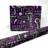 xmeasecos Custom Butterfly Wrapping Paper with Name, Personalized Gift Wrapping Paper Roll Birthday Wrap Paper, Customized Kids Christmas Gift Packing Papers for Boy Girls Men Women Black view 3