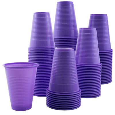 1000 PCs Dental Grade Disposable 5oz by OMNIA ONE | Purple Plastic Drinking & Rinsing Cups - Sturdy & Durable Unisex Dental Cups