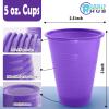 1000 PCs Dental Grade Disposable 5oz by OMNIA ONE | Purple Plastic Drinking & Rinsing Cups - Sturdy & Durable Unisex Dental Cups view 4