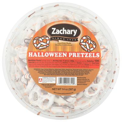 Zachary Halloween Pretzel Yogurt 14oz Tub