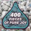 Hershys Kisses Silver Foiled Classic Milk Chocolate - 4 Pounds approx 400 pieces of Chocolate Candy Individually Wrapped - Ideal for Snacking and Sharing wit Family & Friends - Halloween Candy, Bulk Candy Individually Wrapped, Chocolate Candy Ideal f view 3
